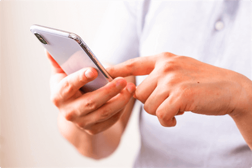 スマホアプリで治療の経過がわかる