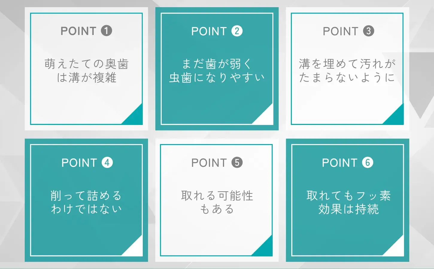 シーラントのポイント