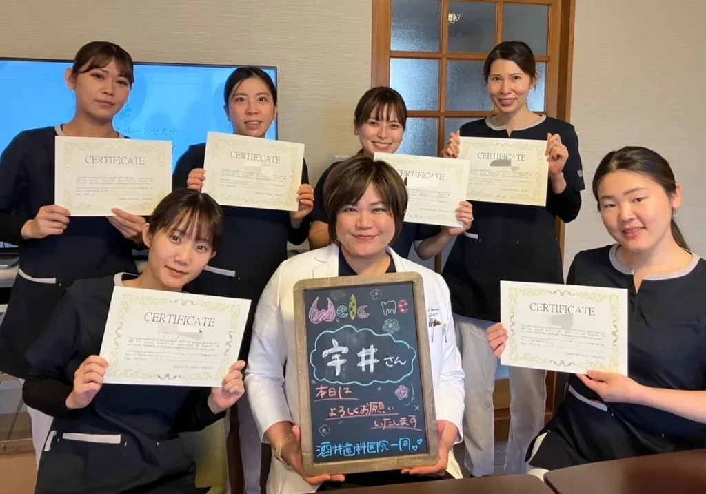 講師をお招きしての衛生士さん対象の院内セミナーを開催