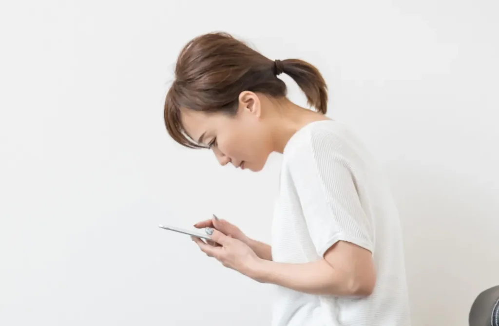 スマホ姿勢④