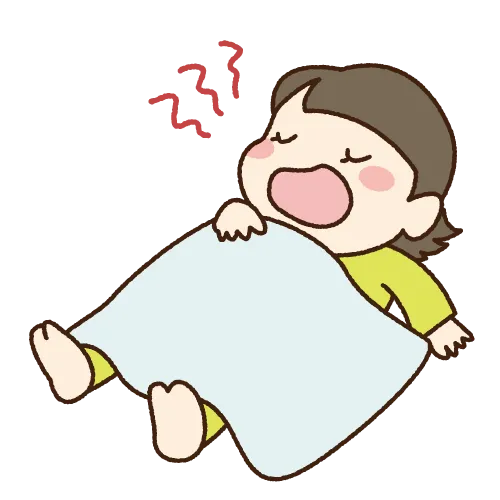 口呼吸の兆候（いびき：女の子）