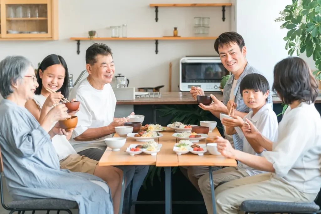 一家団欒の食事①