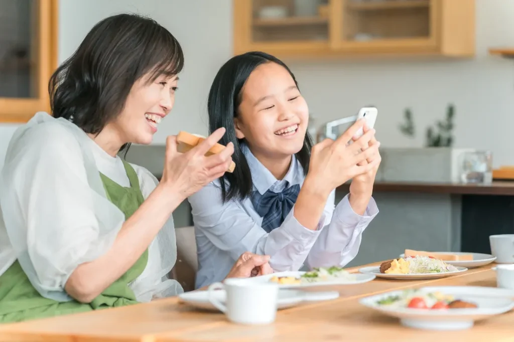 一家団欒の食事②