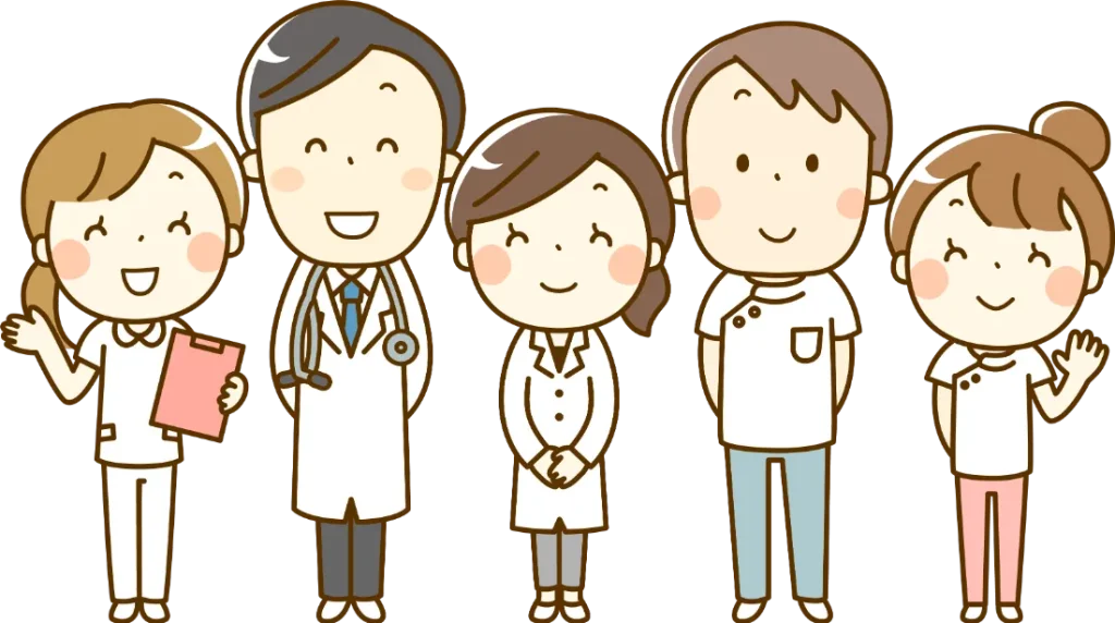 歯科医療従事者のイラスト